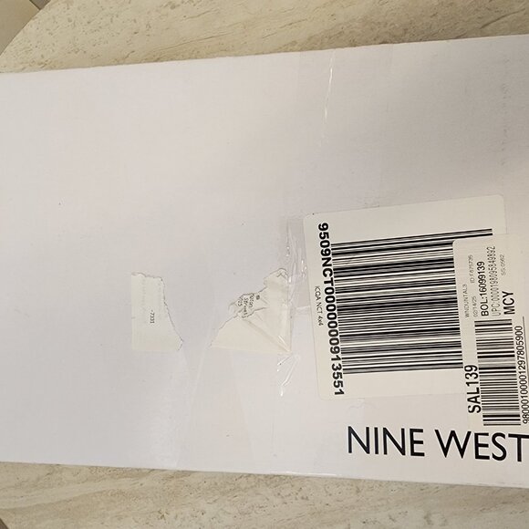 Nine West Womens Duntal Slip- Silver - b046 - Picture 10 of 10